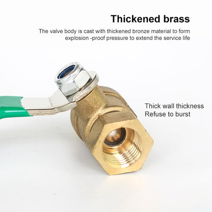 LAIZE Pneumatic Hose Connector Thickened Brass Ball Valve, Size:Double Inside 3 Point 3/8 inch -  by LAIZE | Online Shopping UK | buy2fix