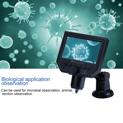 G600 600X 3.6MP 4.3 inch HD LCD Display Portable Digital Microscope, Plug:AU Plug - Digital Microscope by buy2fix | Online Shopping UK | buy2fix