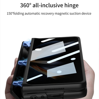 For Samsung Galaxy Z Fold4 GKK Magnetic Fold Full Coverage Anti Peep Phone Case(Black) - Galaxy Z Fold4 5G Cases by GKK | Online Shopping UK | buy2fix