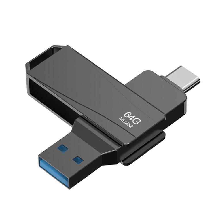 Lenovo Thinkplus MU252 USB 3.1 + USB-C / Type-C Flash Drive, Memory:64GB -  by Lenovo | Online Shopping UK | buy2fix