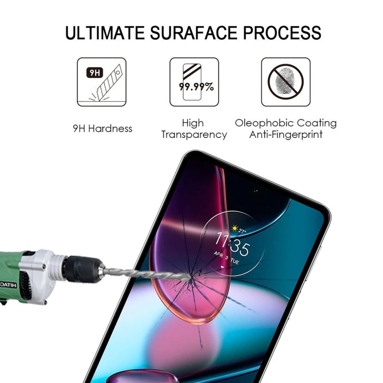 For Motorola Edge 30 Pro 5G/Edge+ 5G UW/Edge 2022 25 PCS Full Glue Full Screen Tempered Glass Film - Motorola Tempered Glass by buy2fix | Online Shopping UK | buy2fix