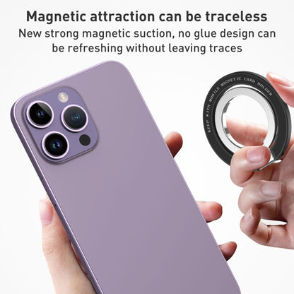 Car Magnetic Dual Axis Ring Phone Holder(Frosted Purple) - Ring Holder by buy2fix | Online Shopping UK | buy2fix