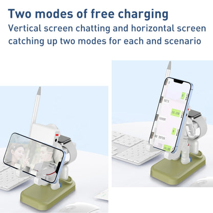 Astronaut Spaceman Wireless Charging Holder Gen2 - Smart Wear by buy2fix | Online Shopping UK | buy2fix