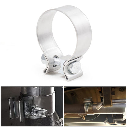 2 inch Car Turbo Exhaust Downpipe O-Band Clamp Stainless Steel 304 Flange Clamp - In Car by buy2fix | Online Shopping UK | buy2fix