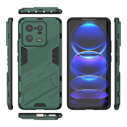 For Xiaomi 13 Pro Punk Armor 2 in 1 PC + TPU Phone Case(Green) - 13 Pro Cases by buy2fix | Online Shopping UK | buy2fix