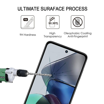 For Motorola Moto G23 25pcs Full Glue Full Screen Tempered Glass Film - Motorola Tempered Glass by buy2fix | Online Shopping UK | buy2fix