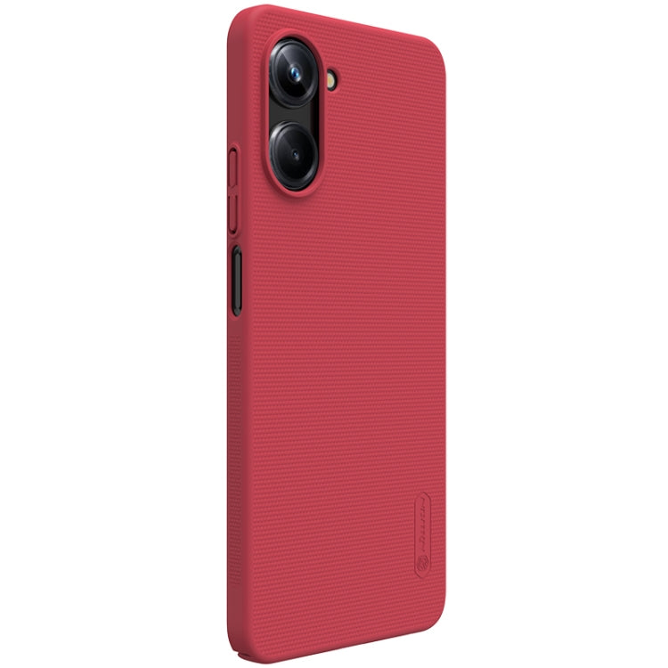 For Realme 10 Pro 5G NILLKIN Frosted PC Phone Case(Red) - Realme 10 Pro Cases by NILLKIN | Online Shopping UK | buy2fix