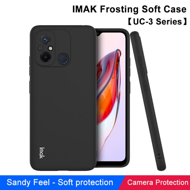 For Xiaomi Redmi 12C 4G IMAK UC-3 Series Shockproof Frosted TPU Protective Phone Case - Xiaomi Cases by imak | Online Shopping UK | buy2fix