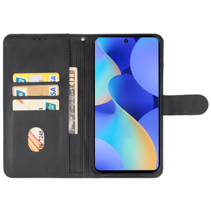 For Tecno Spark 10 Pro Leather Phone Case(Black) - Tecno Cases by buy2fix | Online Shopping UK | buy2fix