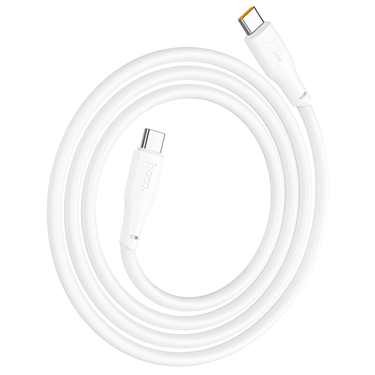 hoco X93 240W USB-C/Type-C to USB-C/Type-C Fast Charge Data Cable, Length:1m(White) -  by hoco | Online Shopping UK | buy2fix