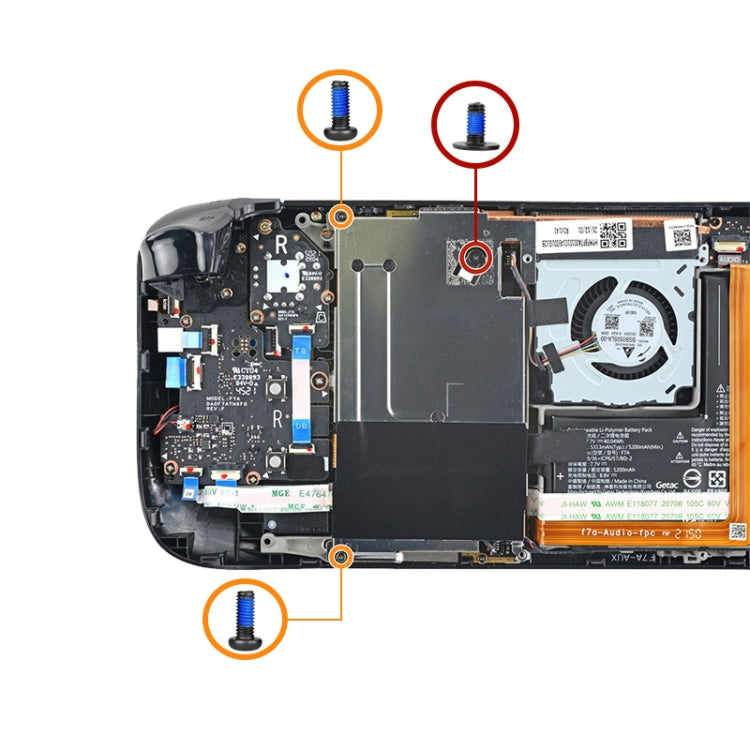 12 in 1 Steam Deck Abschirmung + Back Cover + Hard Disk Screw Set - Repair & Spare Parts by buy2fix | Online Shopping UK | buy2fix