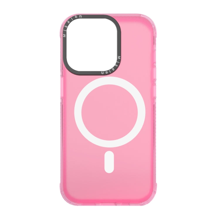 For iPhone 13 Acrylic + TPU MagSafe Protective Phone Case(Pink) - iPhone 13 Cases by buy2fix | Online Shopping UK | buy2fix