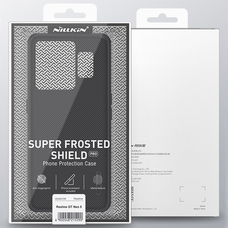 For Realme GT Neo 5 NILLKIN Frosted Shield Pro PC + TPU Phone Case(Green) - Realme Cases by NILLKIN | Online Shopping UK | buy2fix