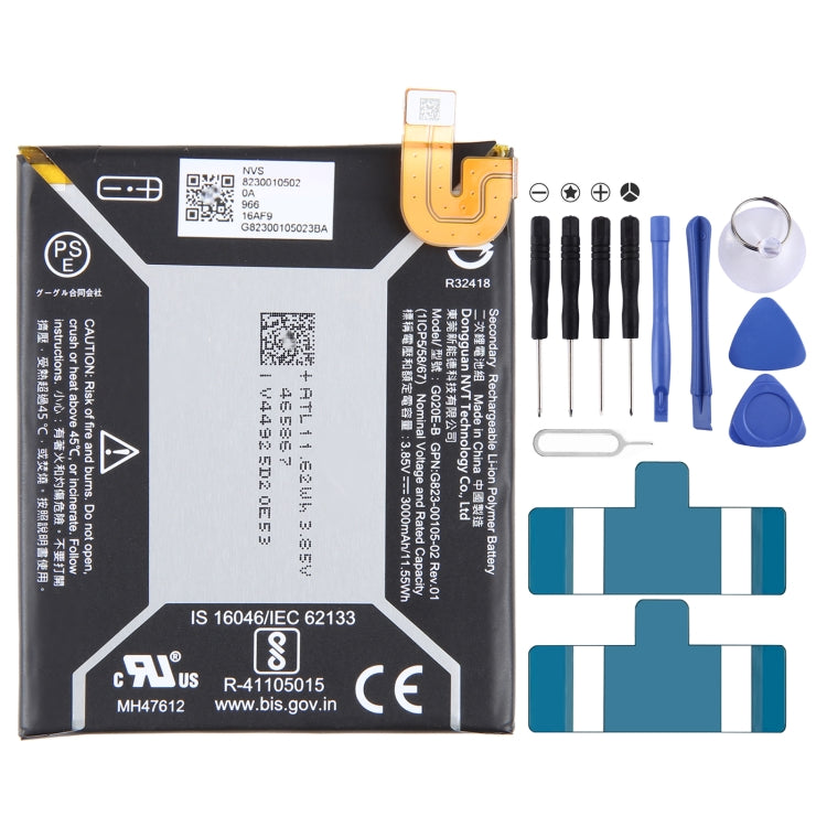 For Google Pixel 3A / 3 Lite 3000mAh Battery Replacement G020E-B - Others by buy2fix | Online Shopping UK | buy2fix