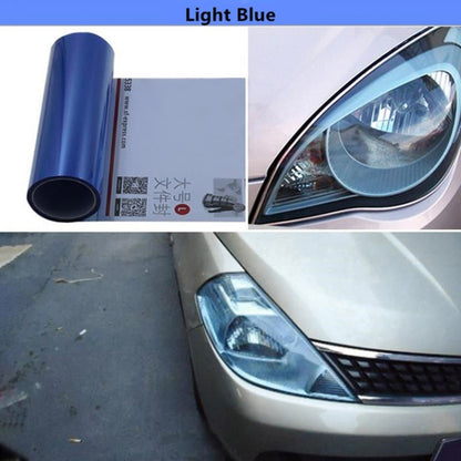 2pcs Car Headlight Protective Film Tail Light Film Motorcycle Fog Light Film, Size:30 x 100cm(Dark Blue) - In Car by buy2fix | Online Shopping UK | buy2fix