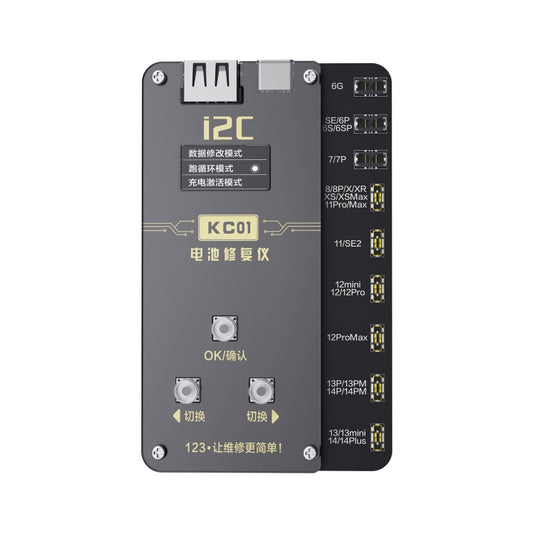 i2C KC01 Multi-function Comprehensive Battery Repair Instrument for iPhone 6-14 Pro Max, Version:Standard Version - Test Tools by i2C | Online Shopping UK | buy2fix