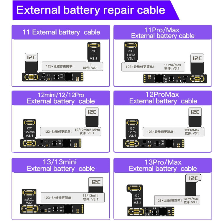 i2C KC01 Multi-function Comprehensive Battery Repair Instrument for iPhone 6-14 Pro Max, Version:Standard Version - Test Tools by i2C | Online Shopping UK | buy2fix