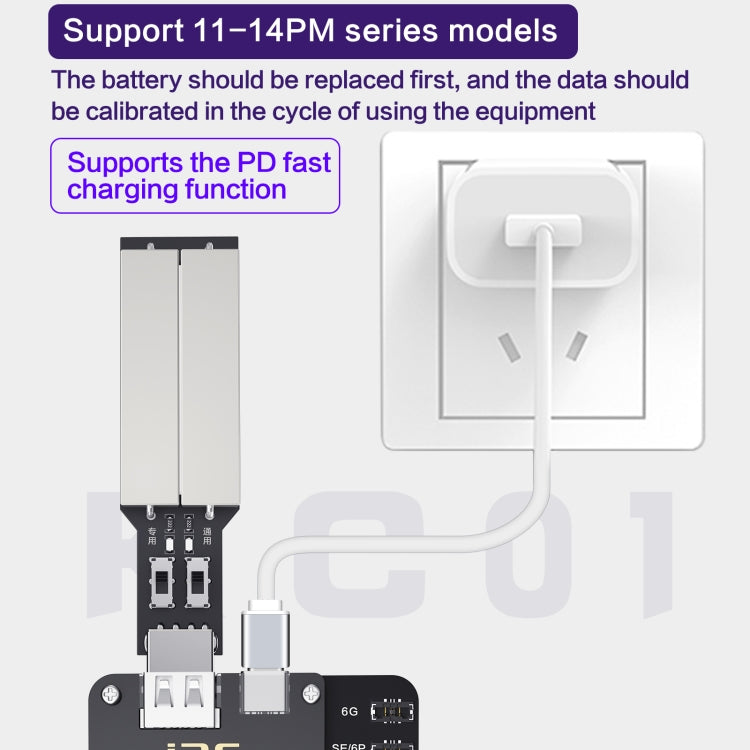 i2C KC01 Multi-function Comprehensive Battery Repair Instrument for iPhone 6-14 Pro Max, Version:Standard Version - Test Tools by i2C | Online Shopping UK | buy2fix