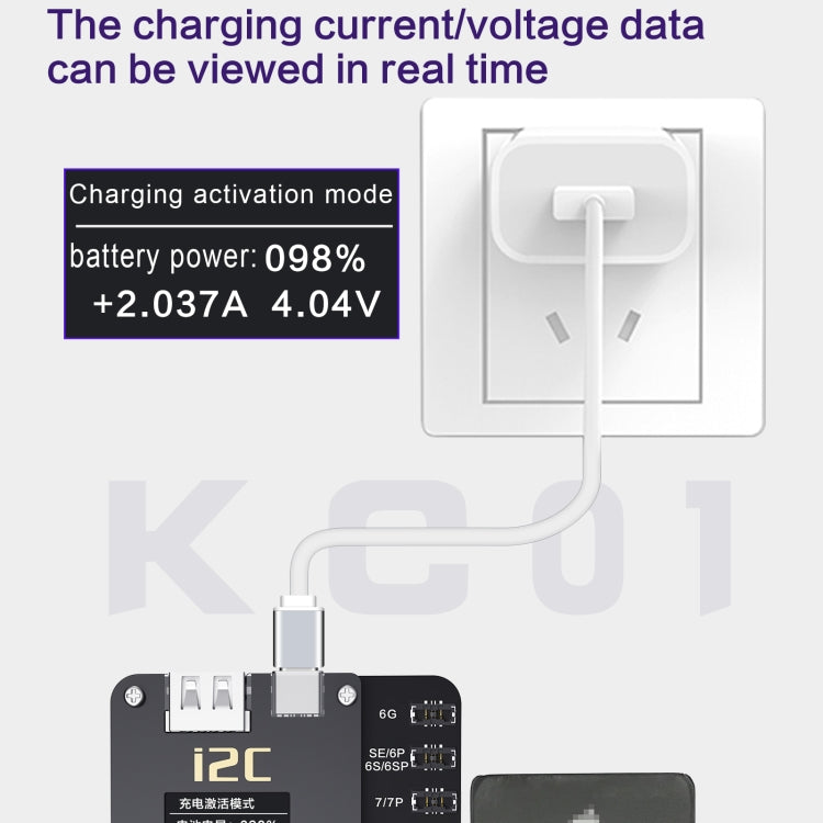 i2C KC01 Multi-function Comprehensive Battery Repair Instrument for iPhone 6-14 Pro Max, Version:Standard Version - Test Tools by i2C | Online Shopping UK | buy2fix