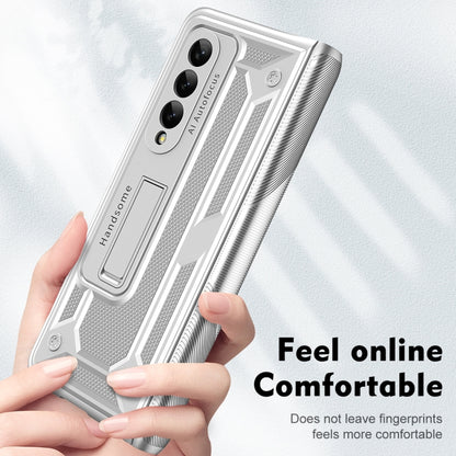 For Samsung Galaxy Z Fold2 5G integrated Shockproof Phone Case with Hinge(Silver) - Galaxy Phone Cases by buy2fix | Online Shopping UK | buy2fix