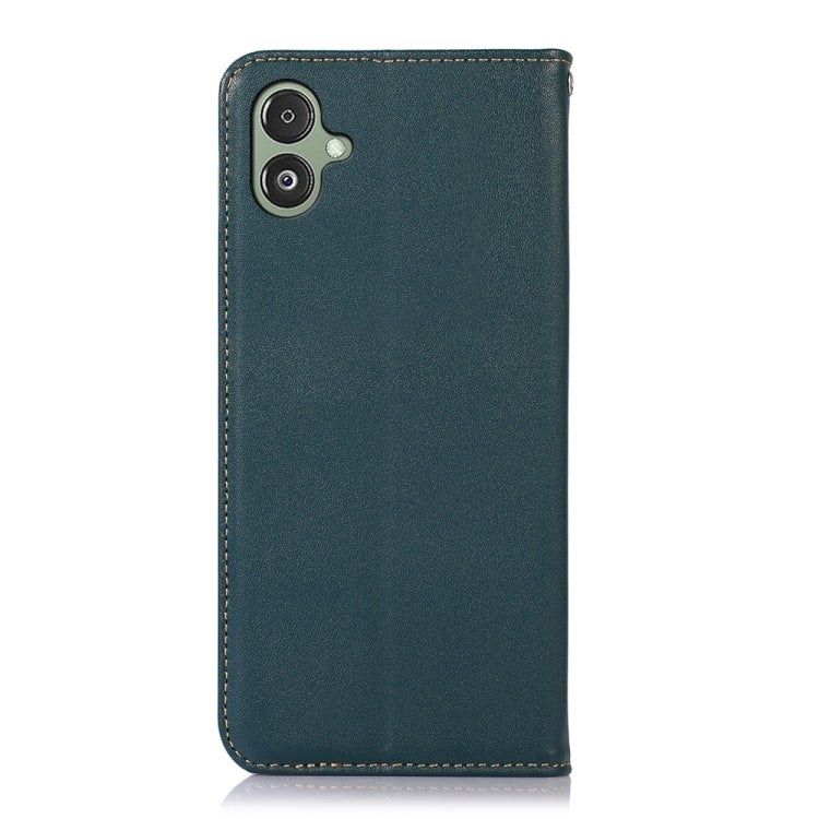 For Samsung Galaxy F14 5G KHAZNEH Nappa Top Layer Cowhide Leather Phone Case(Green) - Galaxy Phone Cases by buy2fix | Online Shopping UK | buy2fix