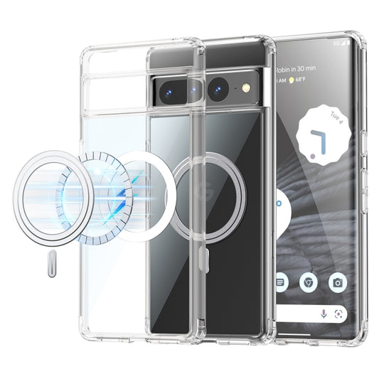 For Google Pixel 8 Pro Transparent Frosted MagSafe Phone Case - Google Cases by buy2fix | Online Shopping UK | buy2fix