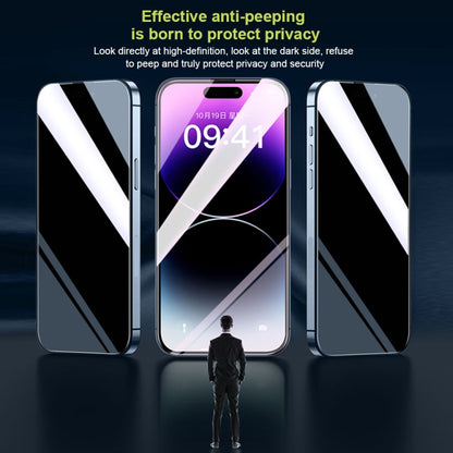 For iPhone 13 Pro WK WTP-067 King Kong Vacha 9D Curved Privacy Tempered Glass Film(Black) - iPhone 13 Pro Tempered Glass by WK | Online Shopping UK | buy2fix