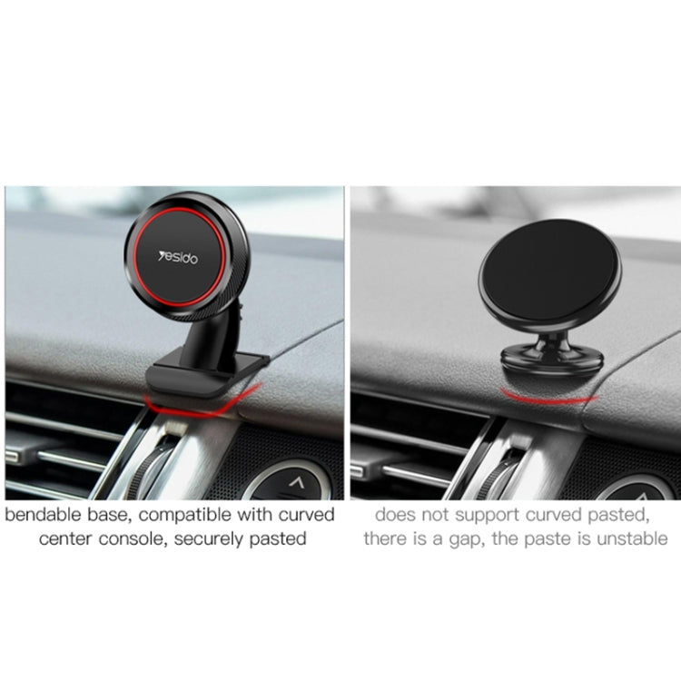 Yesido C60 Car 360 Degree Rotation Magnetic Phone Holder(Black) - Universal Car Holders by Yesido | Online Shopping UK | buy2fix