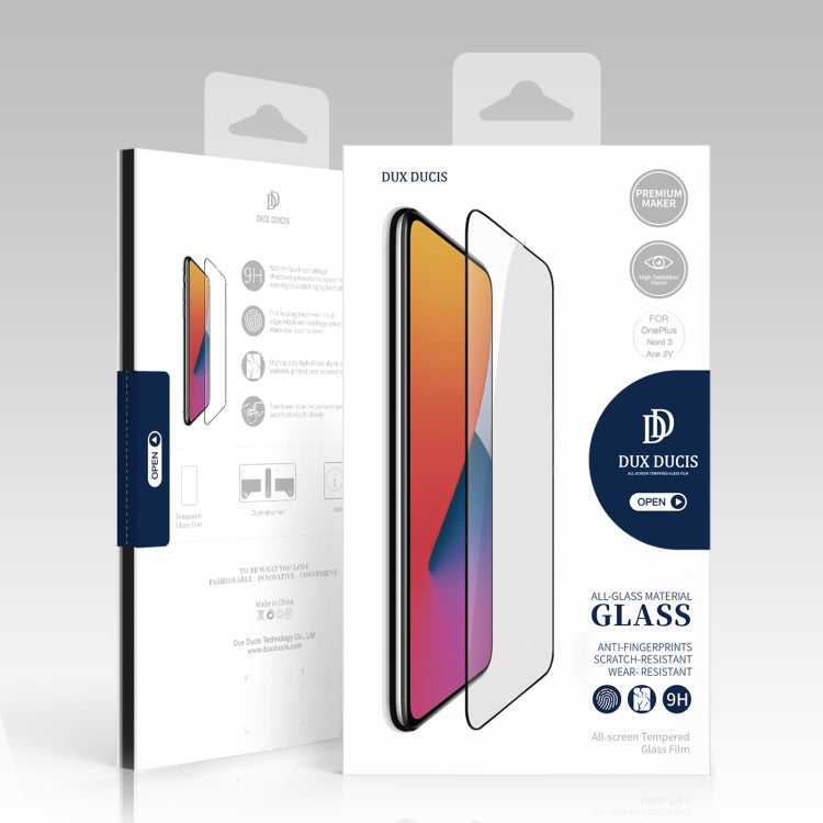 For OnePlus Nord 3 / Ace 2V 10pcs DUX DUCIS 0.33mm 9H Medium Alumina Tempered Glass Film - OnePlus Tempered Glass by DUX DUCIS | Online Shopping UK | buy2fix