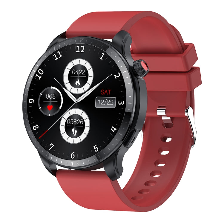 T52 1.39 inch IP67 Waterproof Silicone Band Smart Watch Supports Bluetooth Call / Blood Oxygen / Body Temperature Monitoring(Red) - Smart Watches by buy2fix | Online Shopping UK | buy2fix