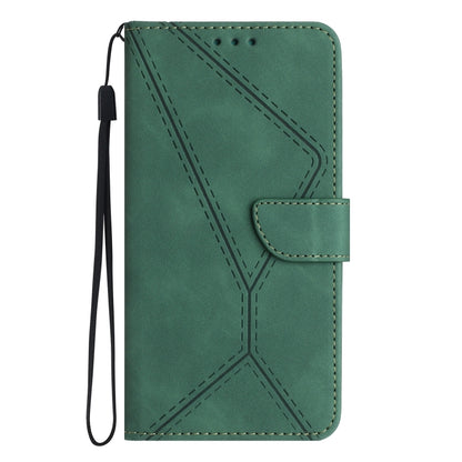 For Sony Xperia 5 IV Stitching Embossed Leather Phone Case(Green) - Sony Cases by buy2fix | Online Shopping UK | buy2fix