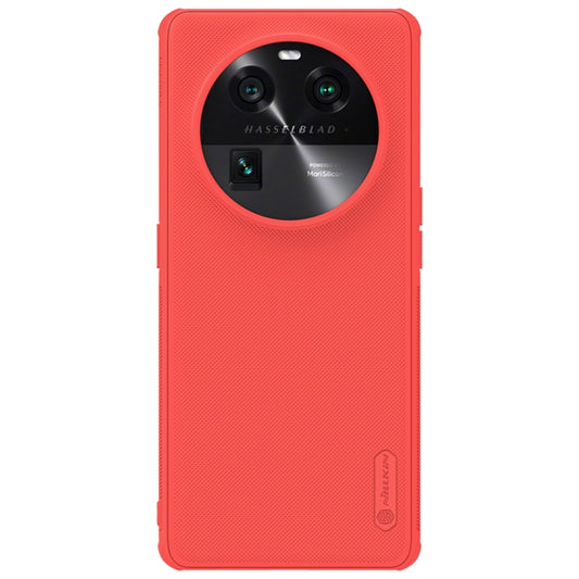 For OPPO Find X6 NILLKIN Frosted Shield Pro PC + TPU Phone Case(Red) - OPPO Cases by NILLKIN | Online Shopping UK | buy2fix