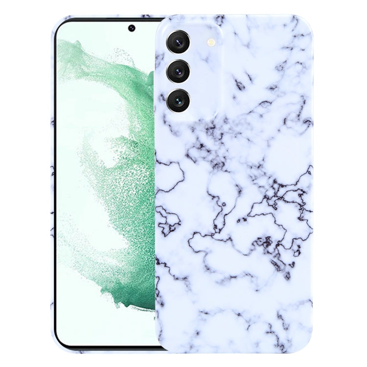 For Samsung Galaxy S22+ 5G Marble Pattern Phone Case(Green White) - Galaxy S22+ 5G Cases by buy2fix | Online Shopping UK | buy2fix