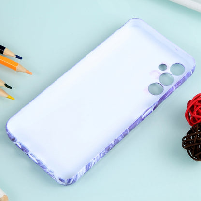 For Samsung Galaxy S22 Ultra 5G Marble Pattern Phone Case(Purple White) - Galaxy S22 Ultra 5G Cases by buy2fix | Online Shopping UK | buy2fix