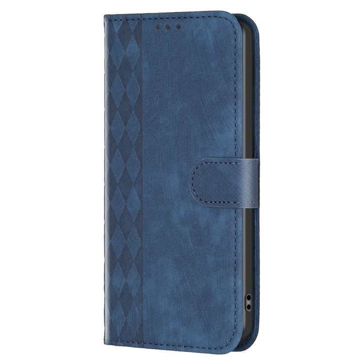 For Xiaomi Civi 3 5G Plaid Embossed Leather Phone Case(Blue) - Xiaomi Cases by buy2fix | Online Shopping UK | buy2fix