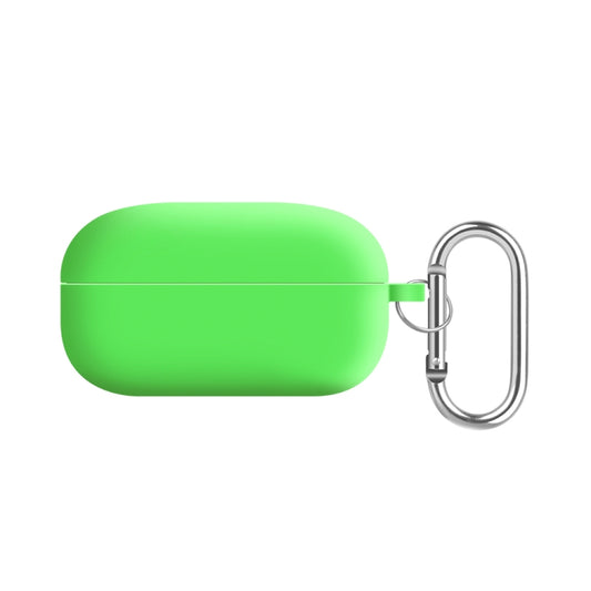For Samsung Galaxy Buds Live / Buds2 Pro PC Lining Silicone Bluetooth Earphone Protective Case(Fluorescent Green) - Samsung Earphone Case by buy2fix | Online Shopping UK | buy2fix