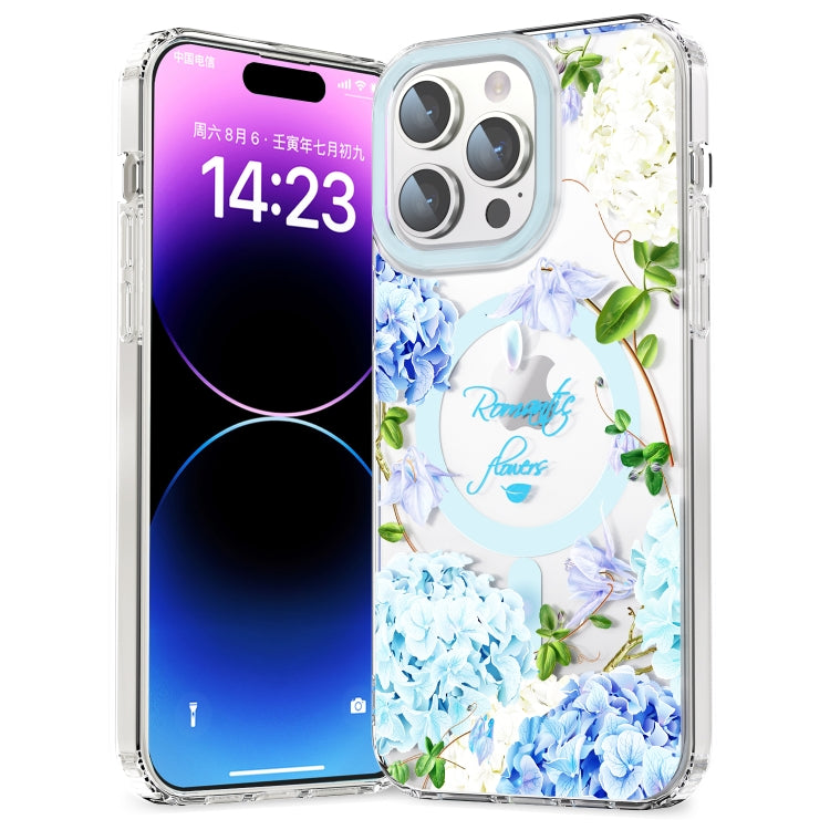 For iPhone 11 Pro Max MagSafe Magnetic TPU Phone Case(Small Floral) - iPhone 11 Pro Max Cases by buy2fix | Online Shopping UK | buy2fix