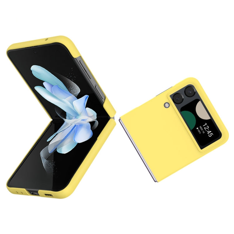For Samsung Galaxy Z Flip4 5G IMAK JS-2 Series Colorful PC Case(Yellow) - Galaxy Z Flip4 5G Cases by imak | Online Shopping UK | buy2fix