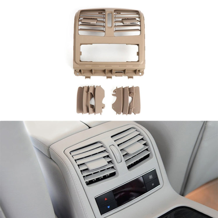 For Mercedes-Benz CLS W218 Car Rear Air Conditioner Air Outlet Panel 21883004541148, Style:High Version(Beige) - Air Conditioning System by buy2fix | Online Shopping UK | buy2fix