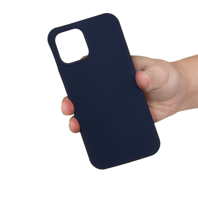 For iPhone 15 Solid Color Silicone Phone Case(Midnight Blue) - iPhone 15 Cases by buy2fix | Online Shopping UK | buy2fix