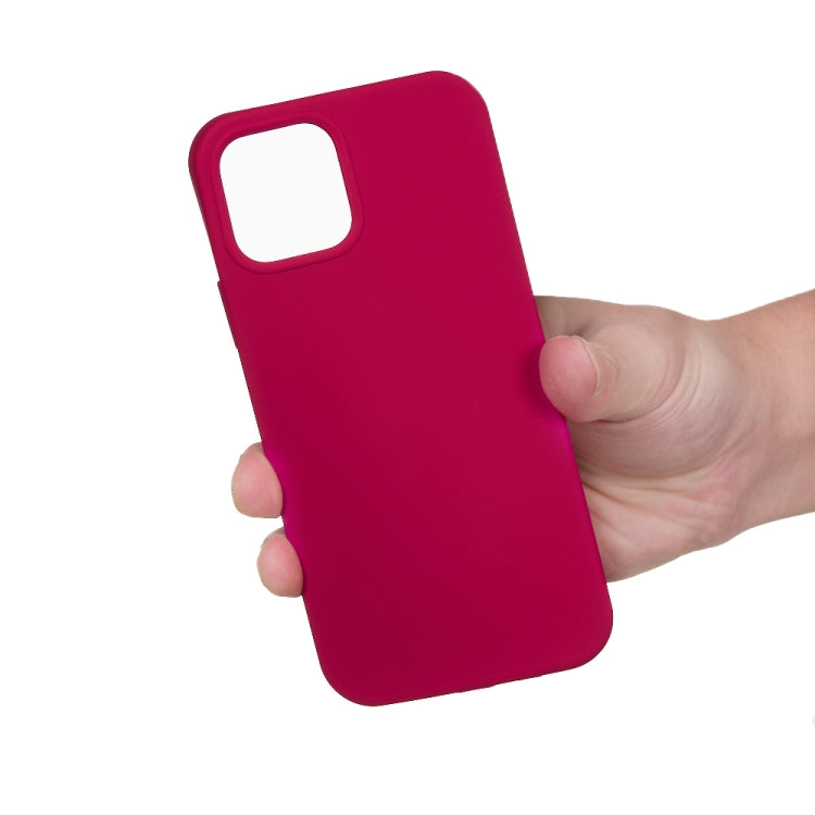 For iPhone 15 Plus Solid Color Silicone Phone Case(Rose Red) - iPhone 15 Plus Cases by buy2fix | Online Shopping UK | buy2fix