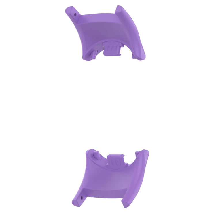 For Xiaomi Mi Band 8 1 Pair  PC Plastic Watch Band Connector(Purple) - For Xiaomi by buy2fix | Online Shopping UK | buy2fix