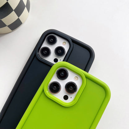 For iPhone 11 Shockproof Frame Frosted TPU Phone Case(Green) - iPhone 11 Cases by buy2fix | Online Shopping UK | buy2fix