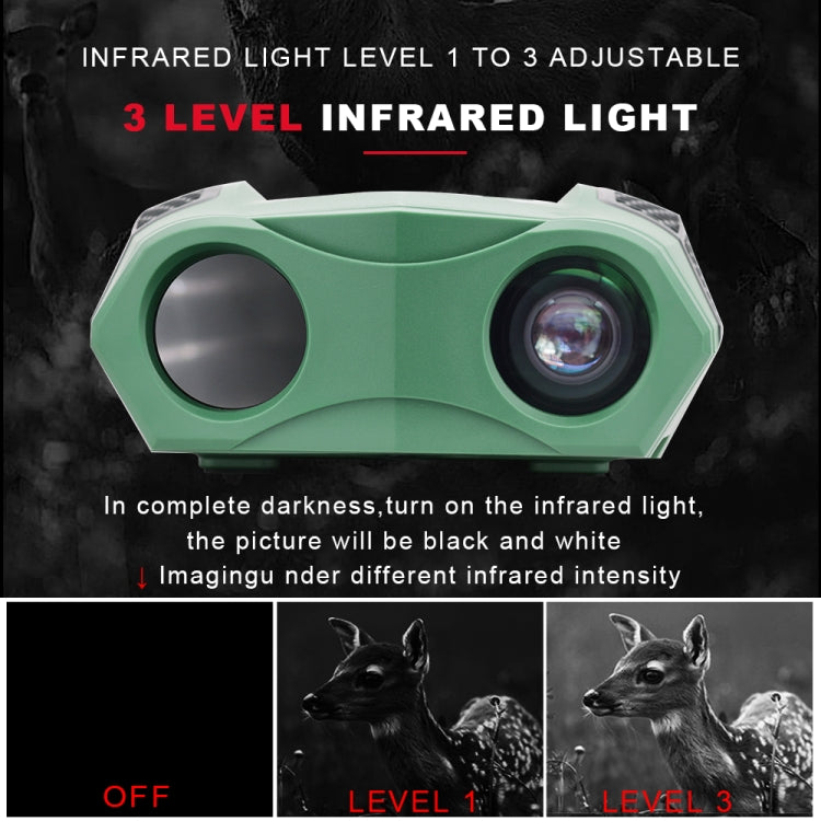 GVDA GD903 3 inch TFT Screen Binoculars 4K Infrared Night Vision Binoculars(Green) - Binoculars by GVDA | Online Shopping UK | buy2fix