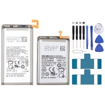 EB-BF900ABU EB-BF901ABU 1 Pair 2245mAh 2130mAh Battery Replacement For Samsung Galaxy Fold 5G / Fold SM-F900F - For Samsung by buy2fix | Online Shopping UK | buy2fix