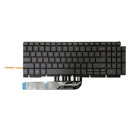 For Dell Inspiron G15 5510 5511 5515 5520 US Version Orange Backlight Laptop Keyboard(Black) - Dell Spare Parts by buy2fix | Online Shopping UK | buy2fix