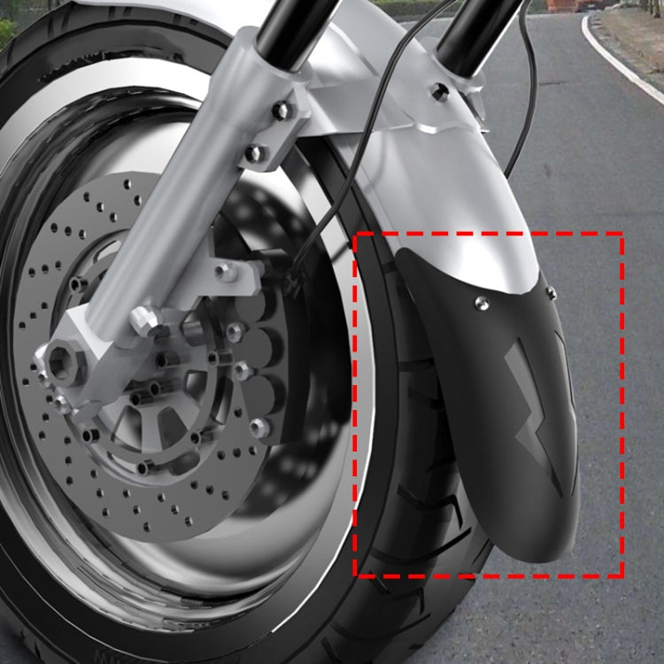 Motorcycle PP Modified Front Wheel Fender Dustproof Splash Flaps Mudguards Fender Guard, Style:01 - In Car by buy2fix | Online Shopping UK | buy2fix