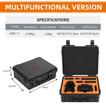 For DJI Air 3 Sunnylife Safety Carrying Case Large Capacity Waterproof Shock-proof Hard Travel Case Multi-battery Flying Version -  by Sunnylife | Online Shopping UK | buy2fix