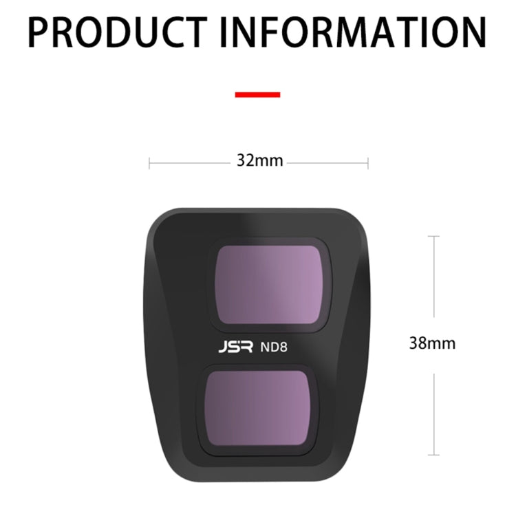 For DJI Air 3 JSR KB Series Drone Lens Filter, Filter:ND8 - Lens Filter by JSR | Online Shopping UK | buy2fix