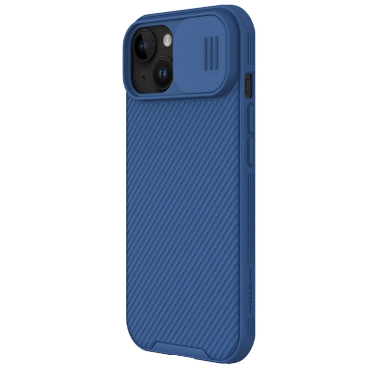 For iPhone 15 Plus NILLKIN CamShield Pro PC Phone Case(Blue) - iPhone 15 Plus Cases by NILLKIN | Online Shopping UK | buy2fix